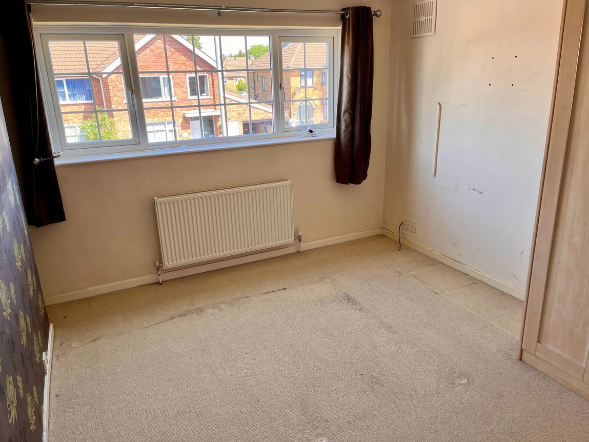 Bedroom 1 with window to the front