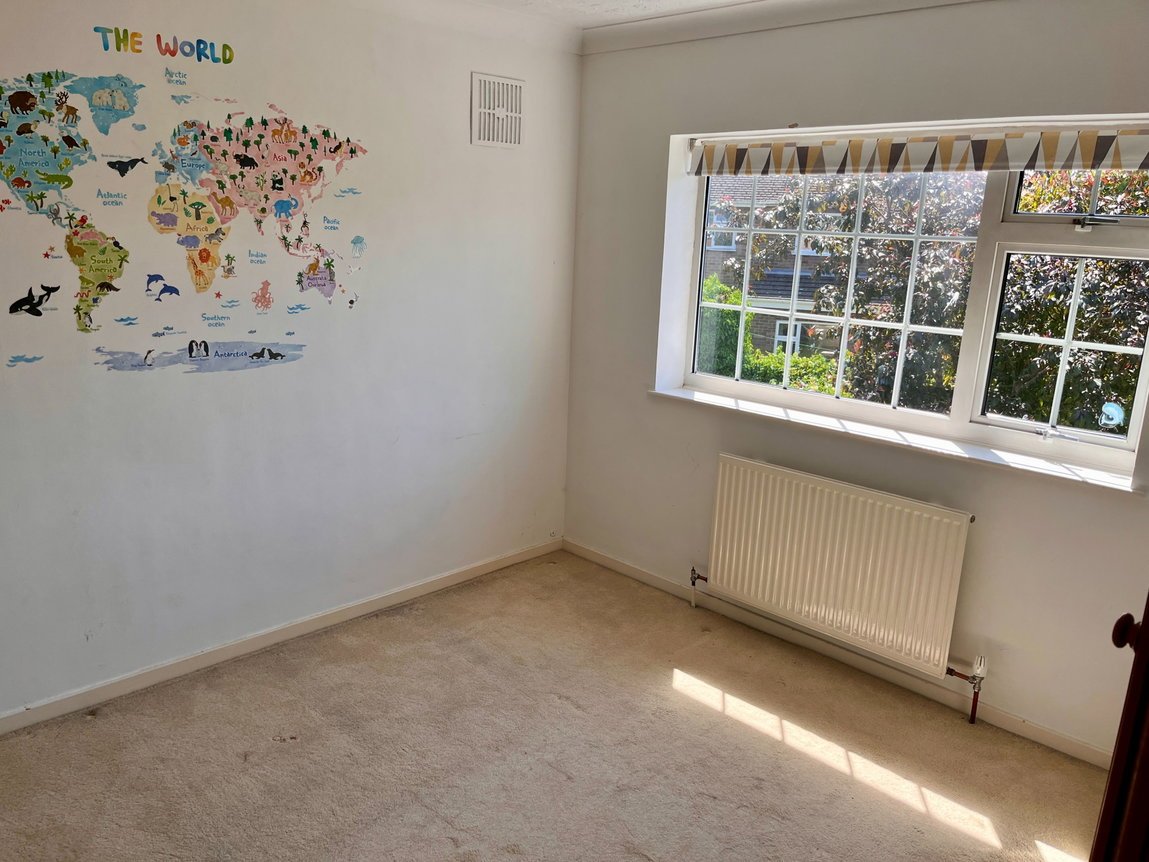 Bedroom 2 with window to the rear