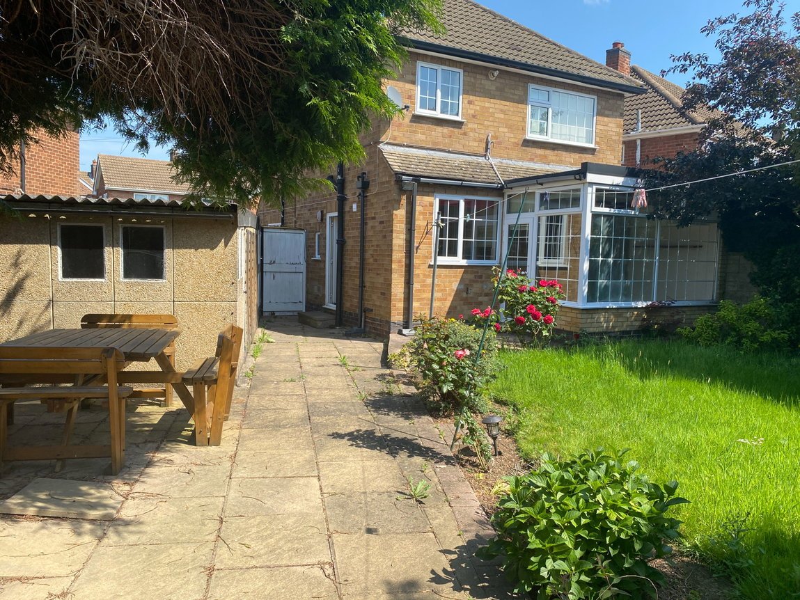 Rear garden path and side gate